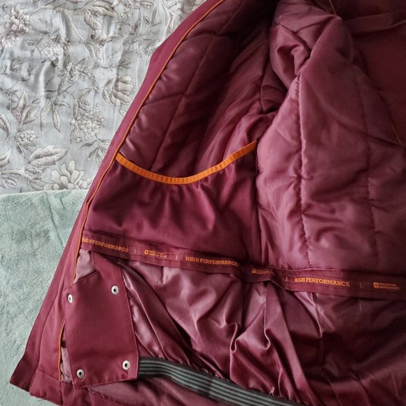 Men's - Mountain Warehouse Winter Jacket - burgundy/purple and rust colours - Picture 6 of 15